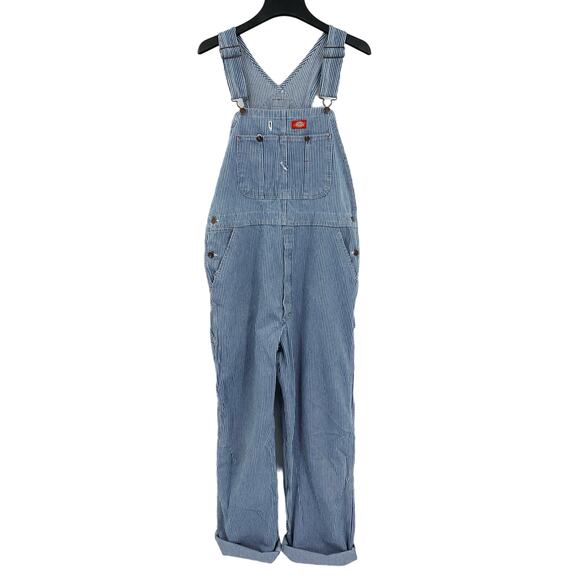 Dickies Other - Dickies Overalls Men's 34x34 Hickory Stripe Train Conductor Workwear Carpenter